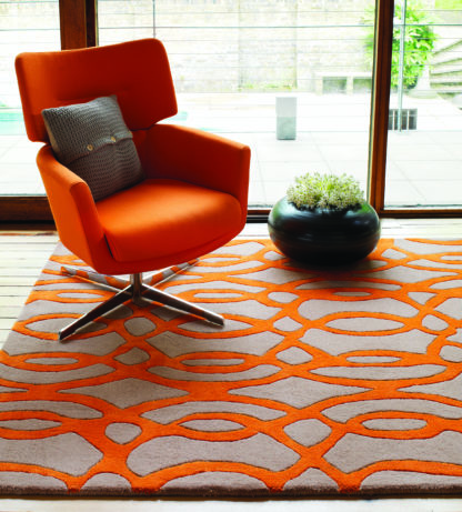 Paklājs Matrix WIRE ORANGE by Asiatic 2