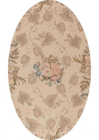 Paklājs Elegant Tapestry Anouchka Fiore 7066-Ivr Oval 1