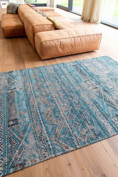 Paklājs Antiquarian Kilim-9110 Zemmuri Blue3